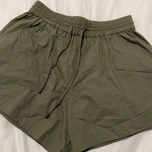 Apiece Apart Cotton Poplin Shorts